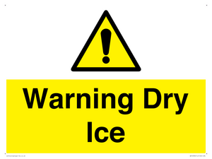 Warning Dry Ice
